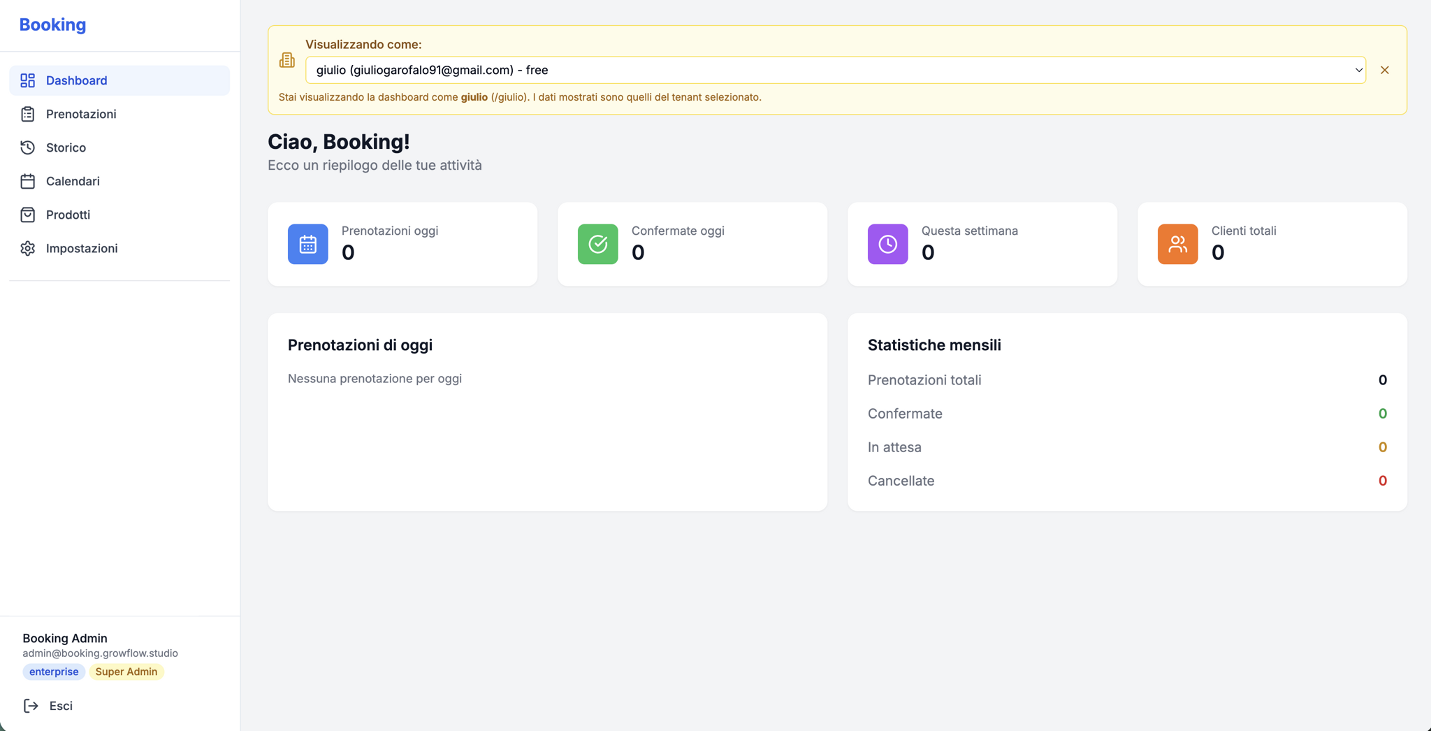Booking System
